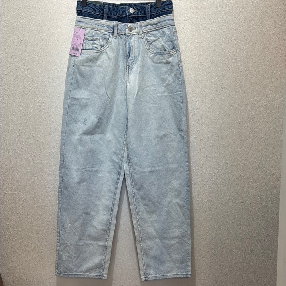 Wild Fable Mid Rise 90’s Relaxed Straight Jeans, Size 4